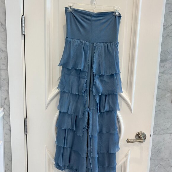 Women's Blue Ruffle Set - Picture 3 of 3